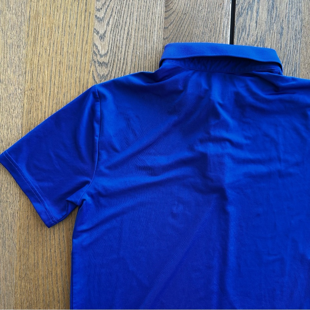 Polo by Ralph Lauren Blue Short-Sleeve Performance Polo Red Logo Boys Size M - Picture 8 of 16